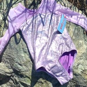 GIRL LONG SLEEVE SHIMMER ANIMAL GYMNSATIC LEOTARD CAT & JACK 3T